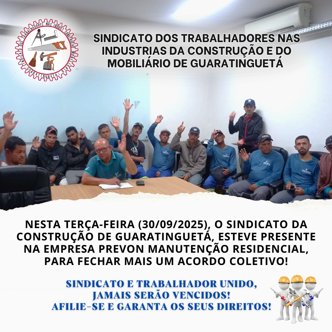 Sindicato dos Trabalhadores nas Indústrias da Construção e do Mobiliário de Guaratinguetá - SP