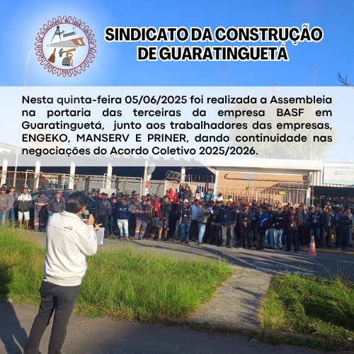 Sindicato dos Trabalhadores nas Indústrias da Construção e do Mobiliário de Guaratinguetá - SP