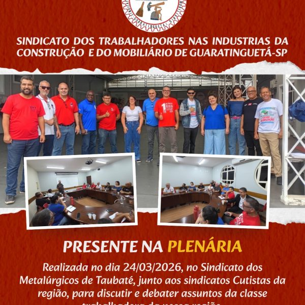 Sindicato dos Trabalhadores nas Indústrias da Construção e do Mobiliário de Guaratinguetá - SP